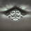 30cm Square Double-Layer Crystal LED Ceiling Light (36W, 1400lm) - Dimmable with Remote Control 3