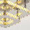 30cm Square Double-Layer Crystal LED Ceiling Light (36W, 1400lm) - Dimmable with Remote Control 6