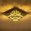 30cm Square Double-Layer Crystal LED Ceiling Light (36W, 1400lm) - Dimmable with Remote Control 5