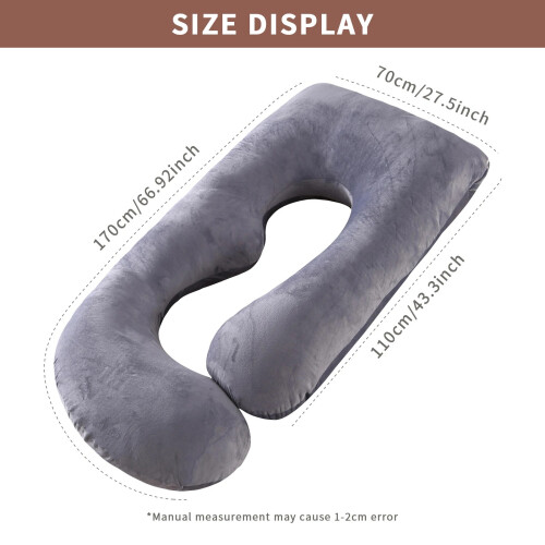 G-Shaped Pregnancy Pillow with Cover 2