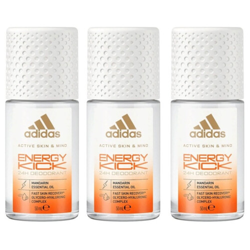 Adidas X3 Adidas Active Skin&mind Energy kick Rollon 50ml
