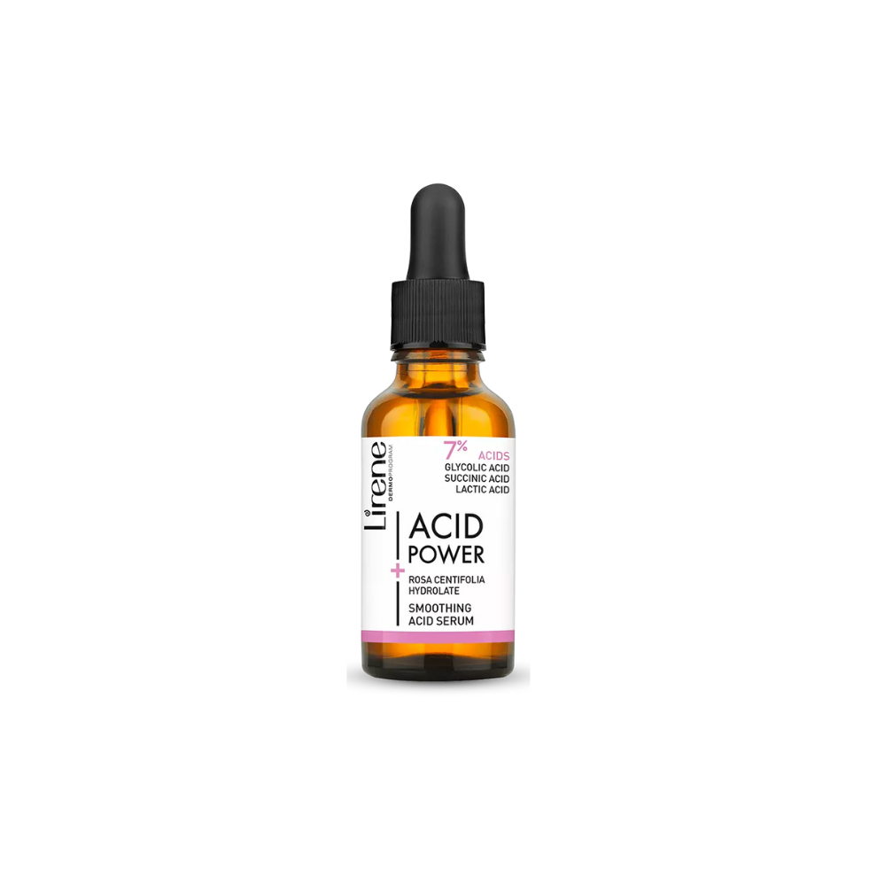Lirene Acid Power Smoothing Serum 30ml Exfoliating & Skin-Refining Serum for Smooth, Radiant Skin