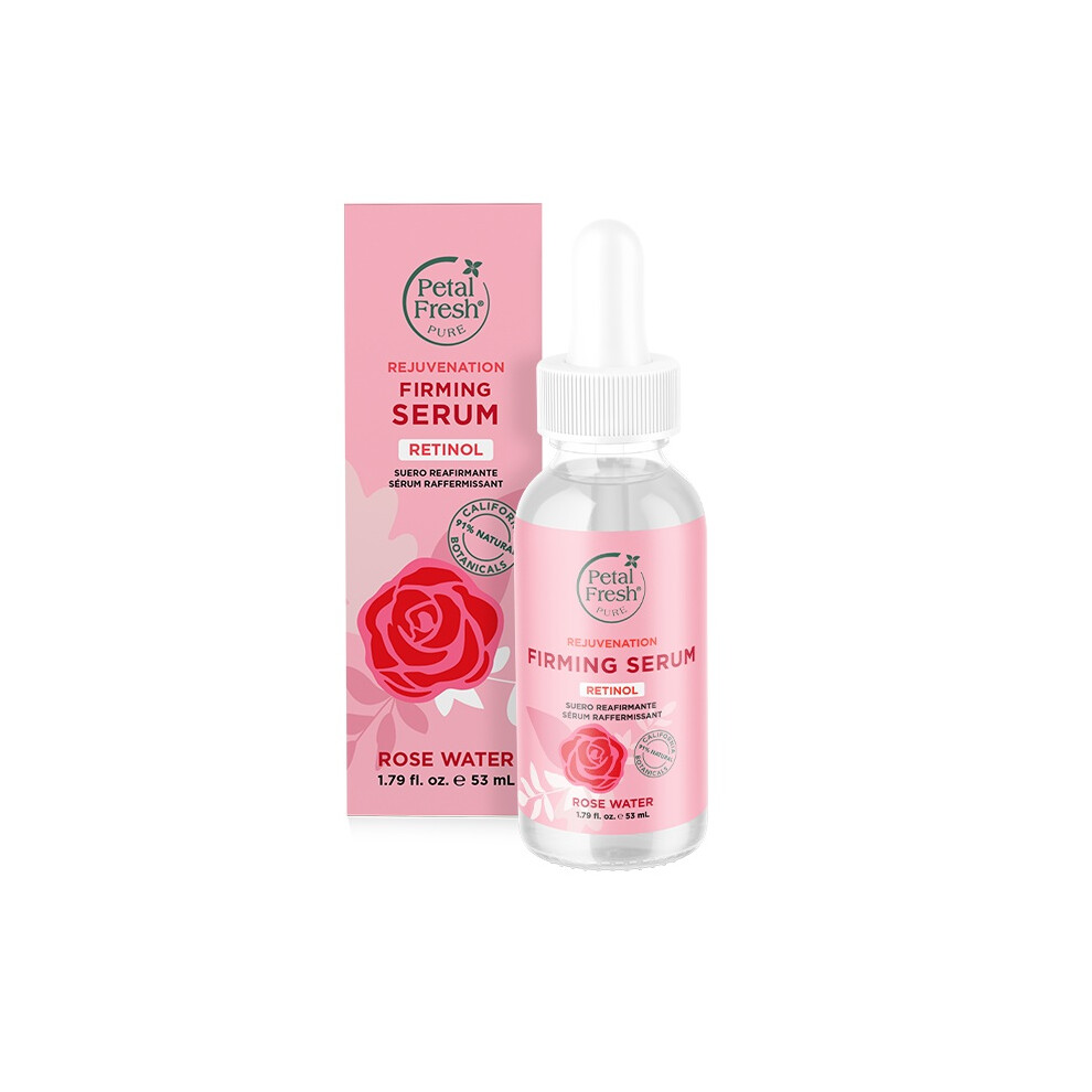 Petal Fresh Pure Rejuvenation Firming Serum 53ml  Retinol & Rosewater Anti-Aging Serum for Firmer, Youthful Skin
