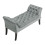 Grey Velvet Tufted Bed Bench 3