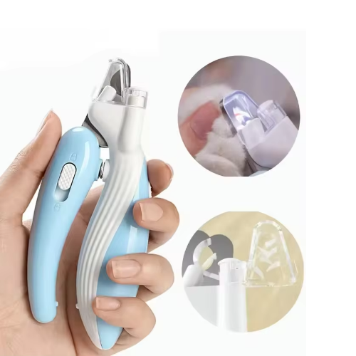 LED Light Nail Clippers Dog Cat Nail Trimmer