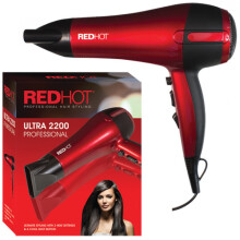 Red Hot Professional Style Hair Dryer Concentrator Nozzle Blower Pro Salon 2200W