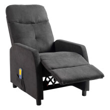 Electric Recliner Chair Sofa 6 Point Massage Heating Elder Armchair