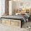 4ft6 double bed 135×190cm Storage compartments in the headboard 17