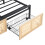 4ft6 double bed 135×190cm Storage compartments in the headboard 20