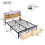4ft6 double bed 135×190cm Storage compartments in the headboard 21