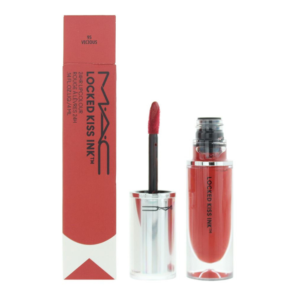 Mac - Locked Kiss Ink Lipstick # Vicious 646050 4Ml/0.14Oz