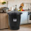 Vivo 80L Extra Large Dustbin 80 Litre Plastic Round Rubbish Bin Storage Waste + Lid 2