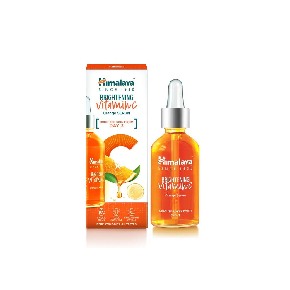 Orange Himalaya Brightening Vitamin C Face Serum 30Ml Brightening & Antioxidant Serum For Radiant Skin