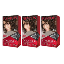 X3 Revlon 3D Colour Gel Permanent Dark Brown 30