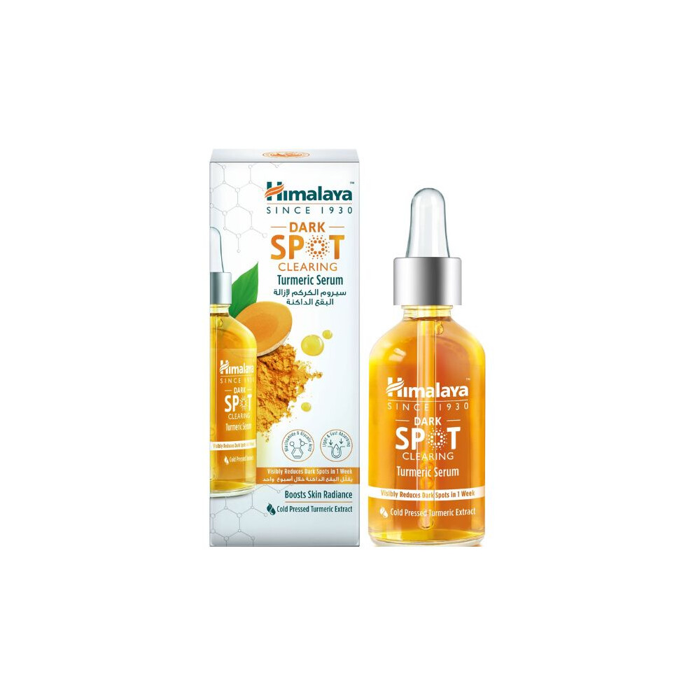 Dark Himalaya Spot Clearing Turmeric Face Serum 30Ml Brightening & Spot-Reducing Serum For Clear, Even Skin