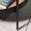 Noa and Nani Flora Round Small Metal Side Table End Occasional Table in Black 4