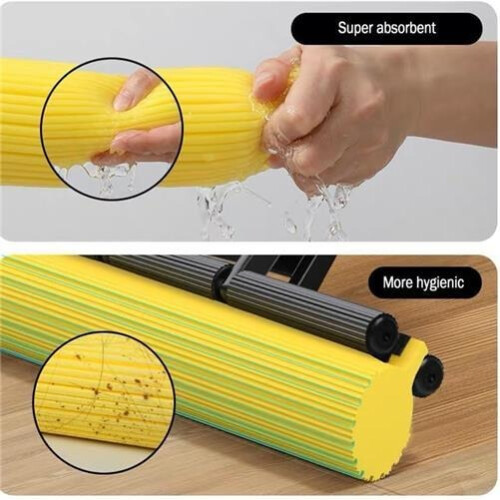 Sponge Mop Multi Surface Cleaner PVA Foam Replaceable Head Cleaning Floor Clean 2