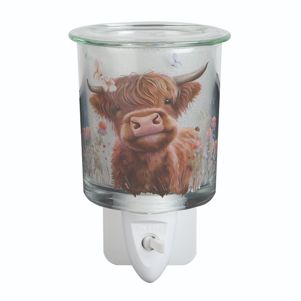 Aroma Plug In Wax Melter - Highland Cow Design