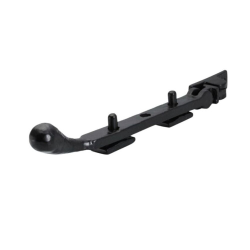 Black Antique 8'' Bulb Tip Casement Stay Arm 1