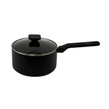 Stoven Noir 20cm Non-Stick Saucepan with Lid