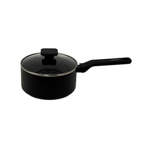 Stoven Noir 18cm Non-Stick Saucepan with Lid