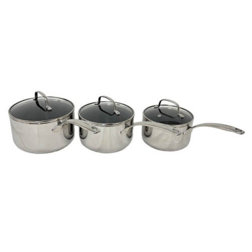 Stoven Hextra 4 Piece Saucepan Set with Milk Pan 1