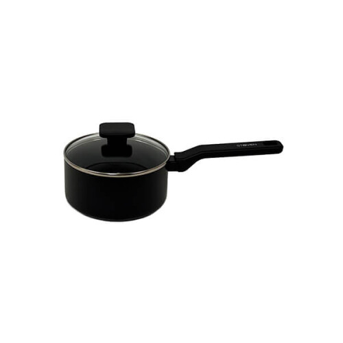 Stoven Noir 16cm Non-Stick Saucepan with Lid