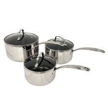 Stoven Hextra 3 Piece Saucepan Set
