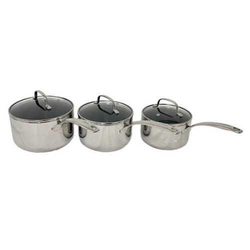 Stoven Hextra 3 Piece Saucepan Set 1