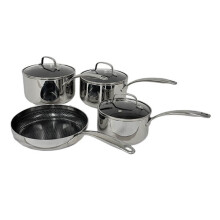 Stoven Hextra 4 Piece Saucepan & Frying Pan Set