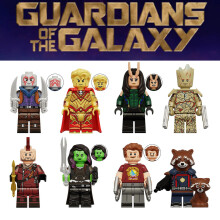 8PCS Guardians Of The Galaxy Minifigures Toys Building Blocks Fit Lego