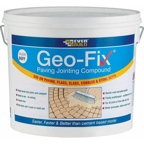 Bond It GEO-FIX Ready Mixed Paving Patio Jointing Compound Mortar Pointing Buff 14kg