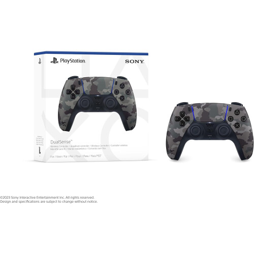 Playstation Sony Official PlayStation 5 - DualSense Wireless Controller - Gray Camouflage 1