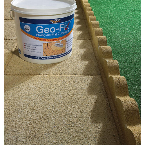 Bond It GEO-FIX 14kg Ready Mixed Paving Patio Jointing Compound Mortar Pointing Grey 2