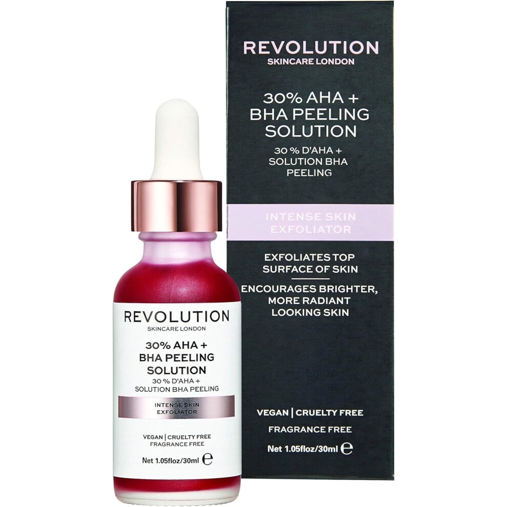 Revolution Skincare London Revolution Intense Skin Exfoliator 30% Aha +Bha Peeling Solution. 30Ml
