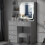 Vanity Dresser Desk Set with LED Lighted Mirror 3