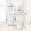 Vanity Dresser Desk Set with LED Lighted Mirror 6