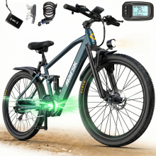 Bicicleta Elctrica-Shimano 21 Velocidades-Baterªa 36V 13Ah-Motor 250W -26 pulgadas
