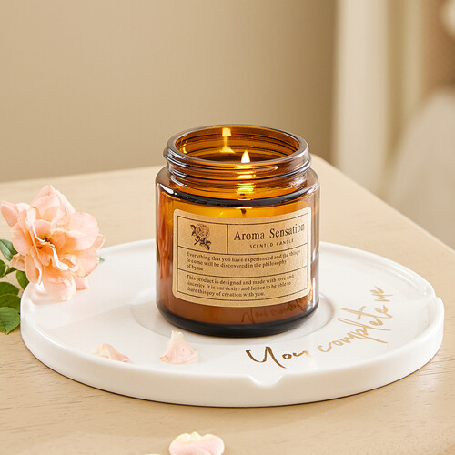 Living And Home 3Pcs Natural Soy Wax Scented Candle Set
