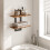 2Pcs Wooden Floating Shelves Wall Mounted Display Storage Décor Home 6