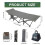 Portable Folding Bed with Mattress for Camping 7