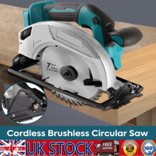 185mm 7 Inch Cordless Circular Saw Brushless Wood Cutter For Makita 18V