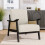 Modern Teddy Fleece Upholstered Accent Armchair 1