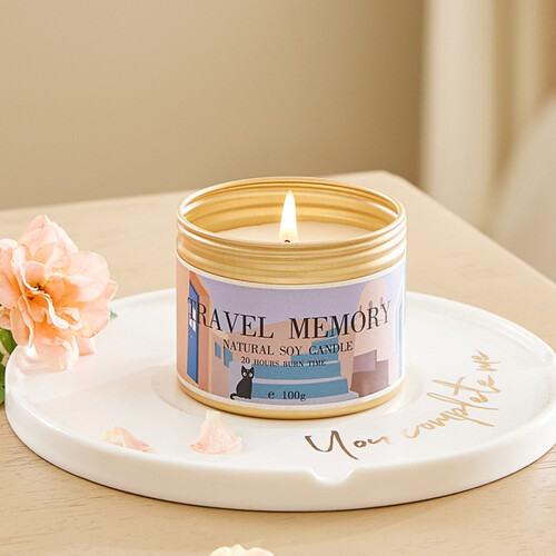 Living And Home Natural Soy Wax Scented Candle, Black Cedar Juniper