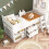 3ft Single Children's White Wooden Bed 5