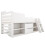 3ft Single Children's White Wooden Bed 1