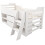 3ft Single Children's White Wooden Bed 7