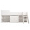 3ft Single Children's White Wooden Bed 9