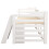 3ft Single Children's White Wooden Bed 10