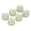 Living And Home 6Pcs Vegetable Wax Scented Candle Set, White 3